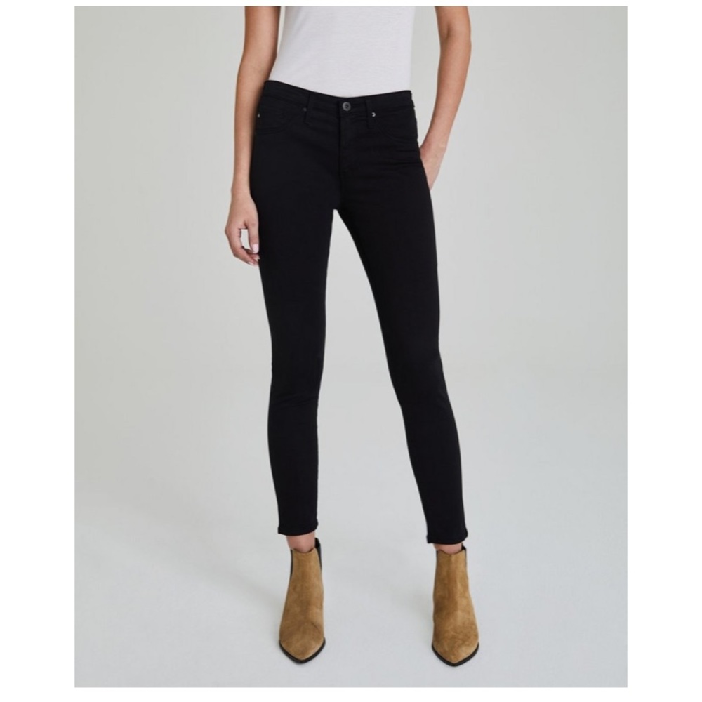 AG Black size 27 cotton modal ankle length pant